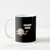 Trendiger lustiger kaputter Panda betrunkener Wasc Kaffeetasse (Links)