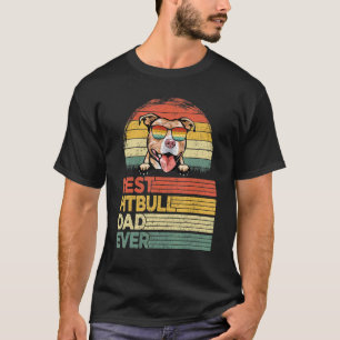Trendiger Mann Cool Bester Pitbull-Vater Aller Zei T-Shirt