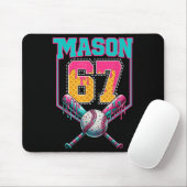 Trendiger Mason 67 Mem Eiscreme-Drip-Baseball-Gebu Mousepad (Mit Mouse)
