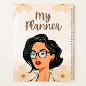 Trendiger "Mein Planer" | Chic Illustration einer Planer (Rückseite)