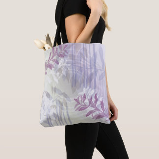 Trendiger moderner abstrakter floraler botanischer tasche