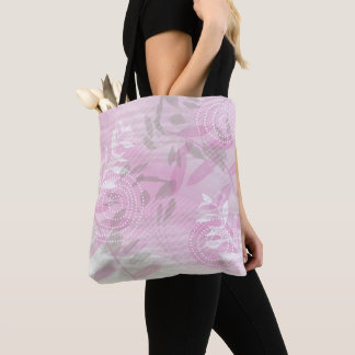 Trendiger moderner abstrakter floraler botanischer tasche