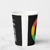 Trendiger moderner Google-Review-QR-Code Pappbecher (Links)