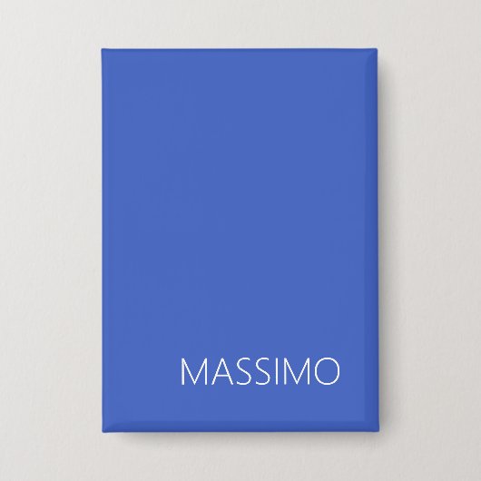 Trendiger moderner minimalistischer professionelle button (Vorderseite)