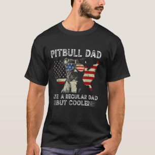 Trendiger Pitbull-Vater wie ein normaler Vater, ab T-Shirt