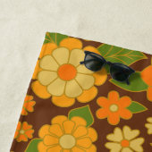 Trendiger Retro-Muster-Individuelle Name Strandtuch (Beispiel)