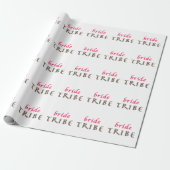 trendiger, rosa Goldbride-Stammespatter Geschenkpapier (Ungerollt)