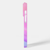 Trendiger rosa lila Pastellverlauf Case-Mate iPhone Hülle (Rückseite / Links)