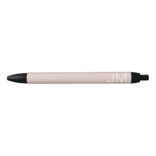Trendiger Rosé-farbener Oversized-Monogramm-Anfang Kugelschreiber