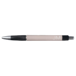 Trendiger Rosé-farbener Oversized-Monogramm-Anfang Kugelschreiber