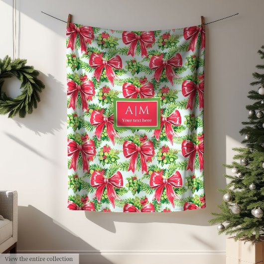 Trendiger roter Wasserfarbeneffekt-Accessoire mit  Fleecedecke