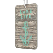 trendiger rustikaler NAUTICAL AQUAMARIN ANCHOR | Autolufterfrischer (Links)