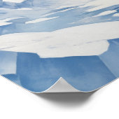 Trendiger Schwertwal Orca Alaska Poster (Ecke)