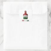 Trendiger Silber ITALIA Aufkleber Kunst (Tasche)