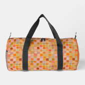 Trendiger Sommer Chic orange Mosaik Duffle Bag (Rückseite)