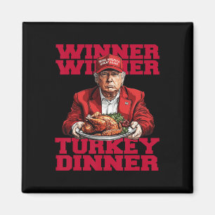 Trendiger Spaß Trump Gewinner Türkei Abendessen Magnet