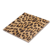 trendiger, stylischer Wildsafari-Leopardendruck Fliese (Seite)