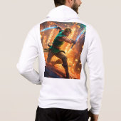 Trendiger T - Shirt - Bella Leinwand Full Zip Hood (Rückseite)