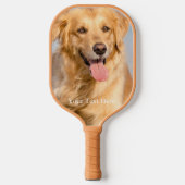 Trendiger Text des vertikalen Fotos Pickleball Schläger (Vorderseite)