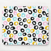 Trendiges abstraktes Punkte-Muster Mousepad (Vorne)