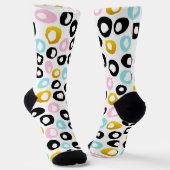 Trendiges abstraktes Punkte-Muster Socken (Gewinkelt)