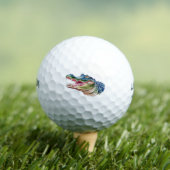Trendiges Alligator-Krokodil-Tier Golfball (Insitu T-Shirt)