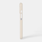 trendiges Antikweiß mit Monogramm Case-Mate iPhone 16 Hülle (Linke Seite)