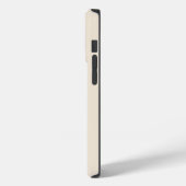 trendiges Antikweiß mit Monogramm Case-Mate iPhone Hülle (Rückseite / Links)