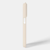 trendiges Antikweiß mit Monogramm Case-Mate iPhone Hülle (Rückseite / Rechts)