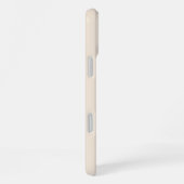 trendiges Antikweiß mit Monogramm Case-Mate iPhone Hülle (Rechte Seite)