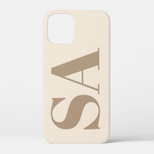 trendiges Antique White mit Monogramm Case-Mate iPhone Hülle