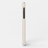 trendiges Antique White mit Monogramm Case-Mate iPhone Hülle (Hinten/Links)