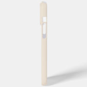 trendiges Antique White mit Monogramm Case-Mate iPhone Hülle (Rückseite / Links)