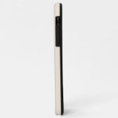 trendiges Antique White mit Monogramm Case-Mate iPhone Hülle (Hinten/Links)