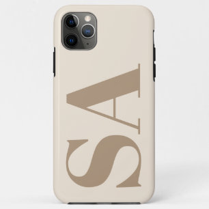 trendiges Antique White mit Monogramm Case-Mate iPhone Hülle