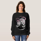 Trendiges bedrucktes Sweatshirt (Vorne ganz)