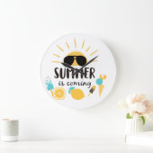 Trendiges, benutzerdefiniertes Design | Personalis Große Wanduhr (Zuhause)