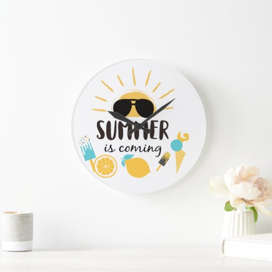 Trendiges, benutzerdefiniertes Design | Personalis Große Wanduhr (Zuhause)