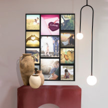 Trendiges benutzerdefiniertes Foto-Layout