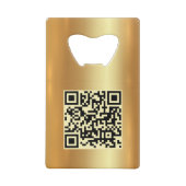 Trendiges benutzerdefiniertes Geschäftslogo QR-Cod Geldbeutel Flaschenöffner (Rückseite)