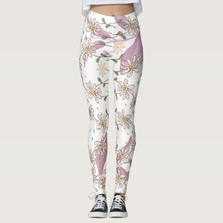 Trendiges Blumen-Design Leggings