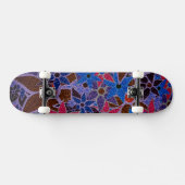 Trendiges Blumenmuster #12 Skateboard (Horizontal)