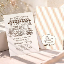 Trendiges Café Bebe Französische Coffeeshop Baby S