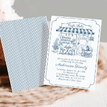 Trendiges Café Bebe Französische Coffeeshop Baby S