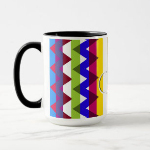 Trendiges Chevron-Streifenmuster #14 Tasse
