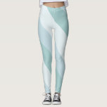 Trendiges elegantes blaues grünes Template Moderne Leggings<br><div class="desc">Trendy Elegant Blue Green Template Moderne Design Pastellfarben Leggings.</div>