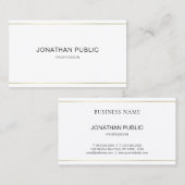 Trendiges elegantes Design Modernes, schlichtes Go Visitenkarte (Vorne/Hinten)