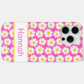 Trendiges Gänseblümchen-Muster Case-Mate iPhone Hülle (Rückseite (Horizontal))