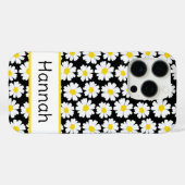 Trendiges Gänseblümchen-Muster Case-Mate iPhone Hülle (Rückseite (Horizontal))