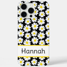 Trendiges Gänseblümchen-Muster iPhone 16 Pro Max Hülle